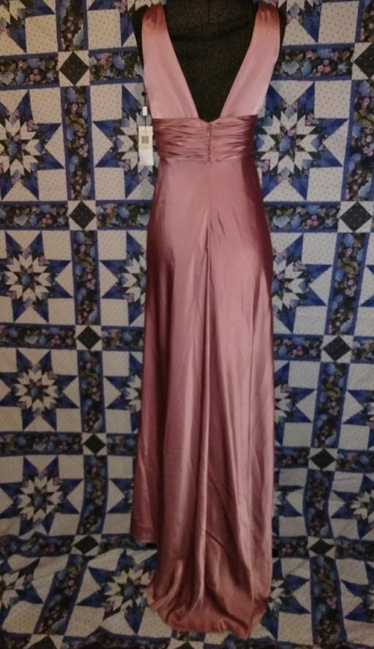 Calvin Klein pink Halter top cut dress - Picture 8 of 8